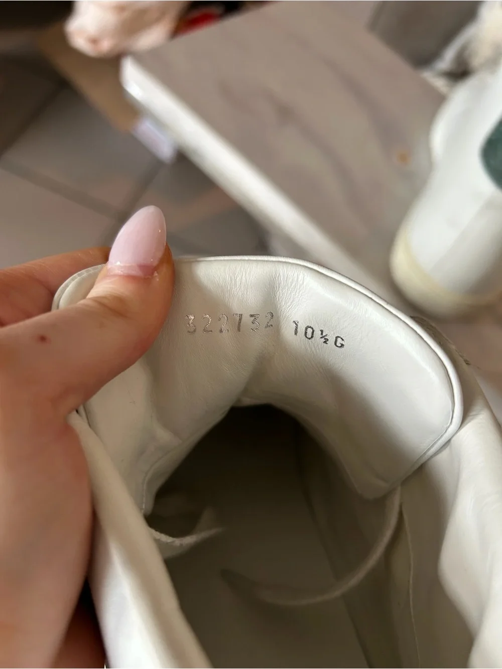 Gucci leather high
